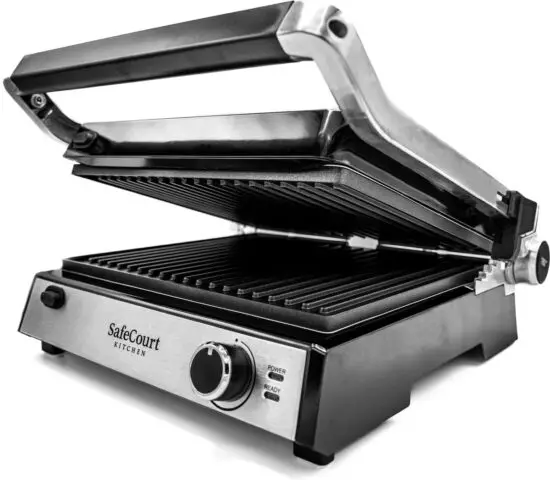 Safecourt Kitchen CG100 Contact Grill 2000W