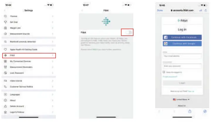 RENPHO Smart Body Composition view both on App