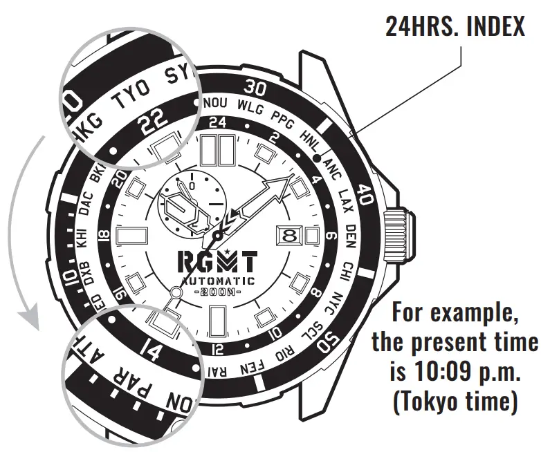 RGMT RG 8024 11 Transcontinental Automatic Watch - fig 6