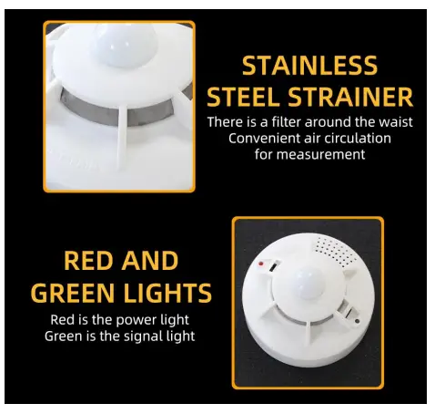 KLHA KM75B98 Ceiling Type Temperature and Humidity Carbon Dioxide Sensor-1