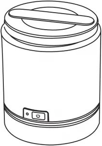 ISONIC Ultrasonic Denture Retainer Cleaner - DS180-B