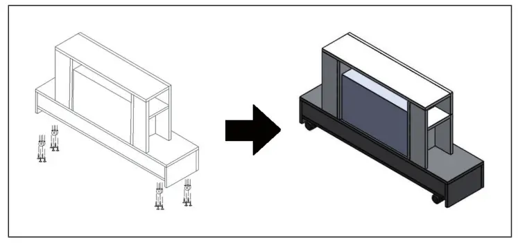 KLARSTEIN 10035262 Heat N Beat Fireplace Heater - Castors 1