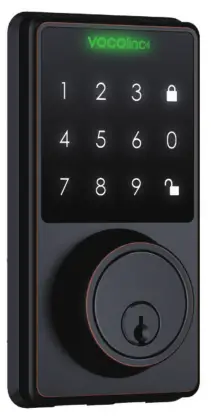 VOCOLINC TGUARD Smart Lock Deadbolt Touch Screen Keypad -