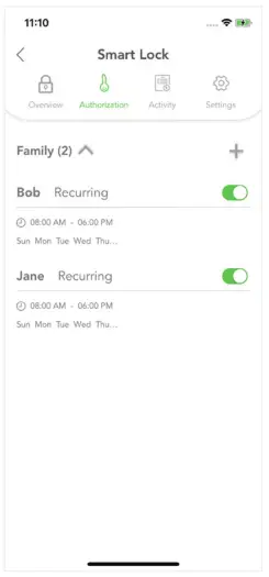 VOCOLINC TGUARD Smart Lock Deadbolt Touch Screen Keypad - Groups