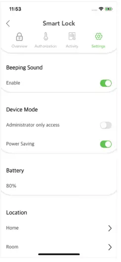 VOCOLINC TGUARD Smart Lock Deadbolt Touch Screen Keypad - Power-saving (Away