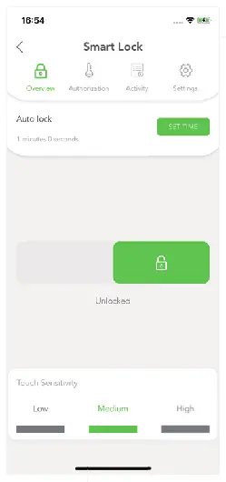 VOCOLINC TGUARD Smart Lock Deadbolt Touch Screen Keypad - The VOCOlinc App