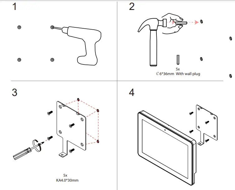 Shenzhen Electron Technology WA1053T 10.1 Inch Meeting Room Interactive Digital Signage-fig3
