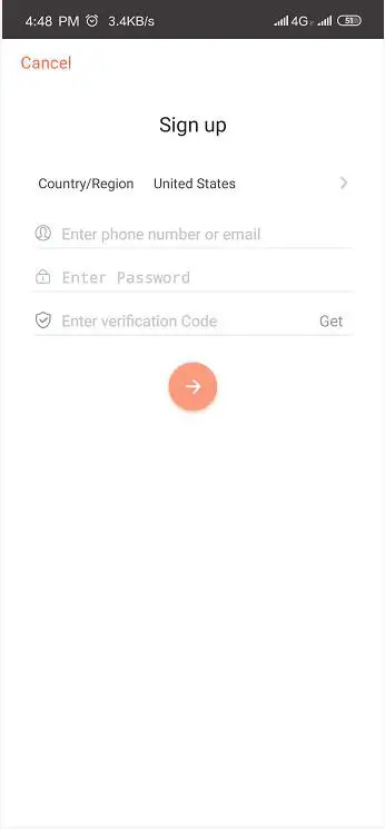 Tendomi Smart WiFi Air Purifier APP - SIGN IN