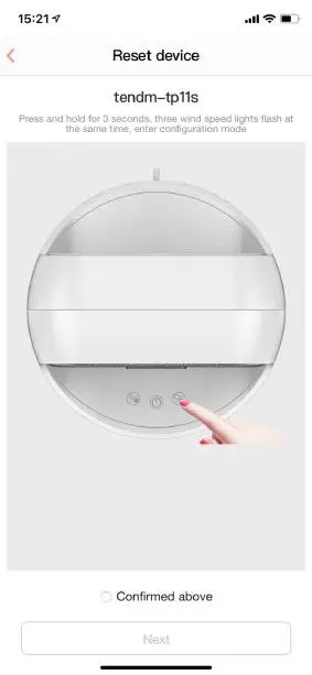 Tendomi Smart WiFi Air Purifier APP - simultaneously,