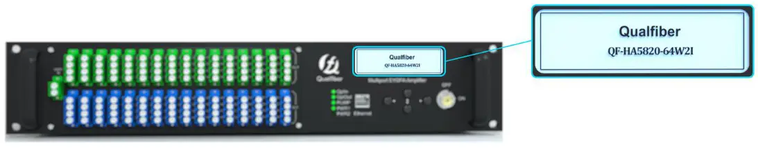Qualfiber QF HA5820 64W2I 1550nm Erbium Ytterbium Co Doped Amplifier - fig5