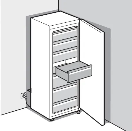 BOSCH GSN54DWCV Series 6 Energy Efficient Upright Freezer 03