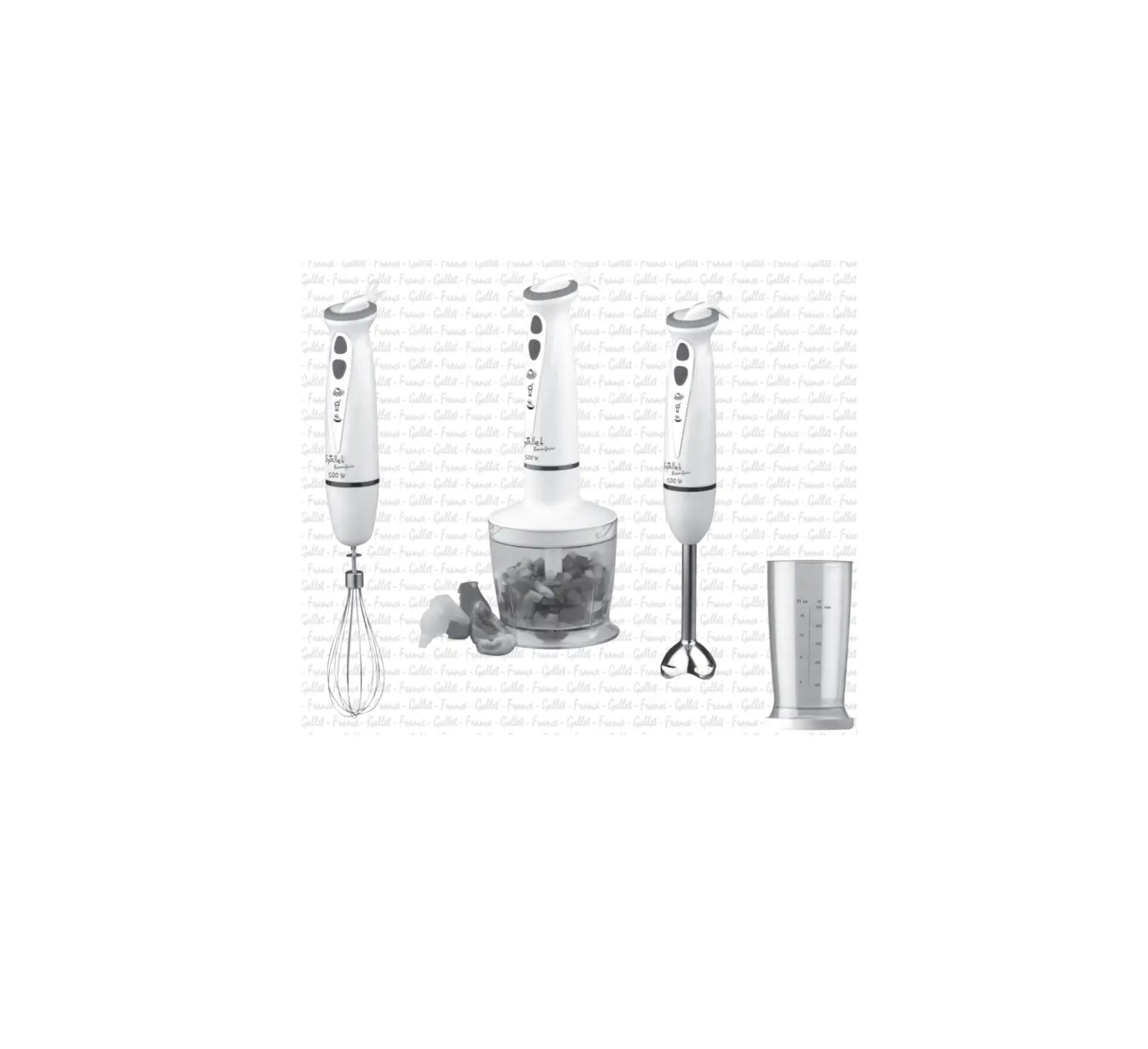 Gallet Mix 335 Bonifacio 3-in-1 Stick Blender Instruction Manual