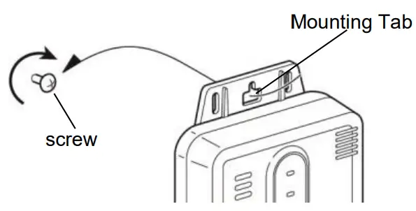COSMOS 807NIT Natural Gas Alarm - Mounting Tab