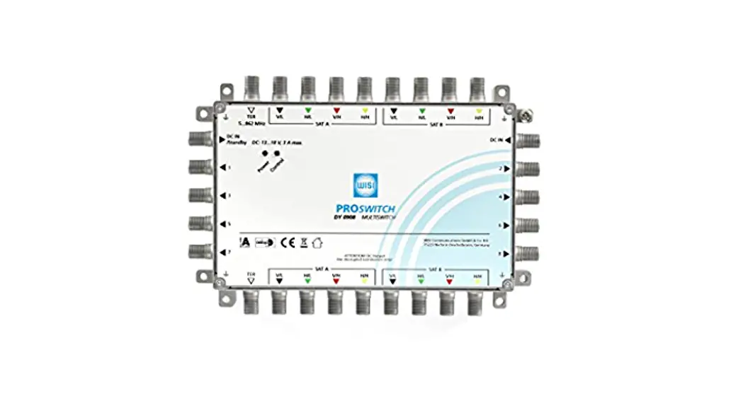 Wisi Dy 0908 Pro Switch Multiswitch Instruction Manual Wisi Dy 0908 Pro Switch Multiswitch Instruction Manual