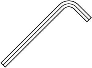 4 mm Allen Wrench 6 mm Allen Wrench (Included) 