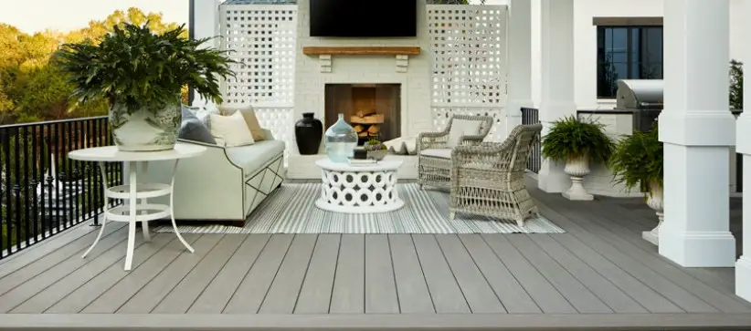 TIMBER TECH Classic Brown Grooved Edge Scalloped Composite Deck Board - Figure 15