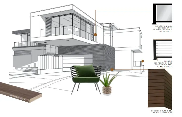 TIMBER TECH Classic Brown Grooved Edge Scalloped Composite Deck Board - Figure 18