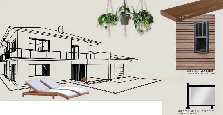 TIMBER TECH Classic Brown Grooved Edge Scalloped Composite Deck Board - Figure 19