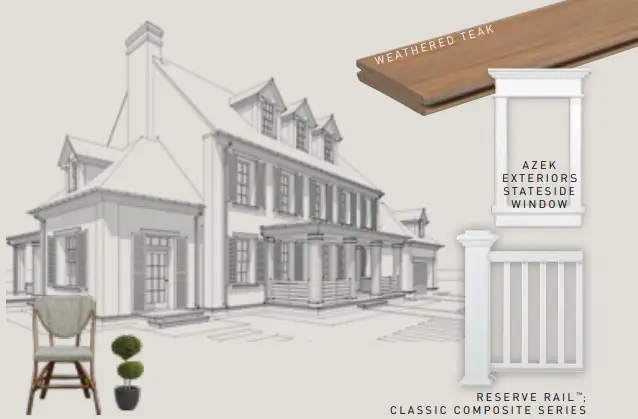 TIMBER TECH Classic Brown Grooved Edge Scalloped Composite Deck Board - Figure 21