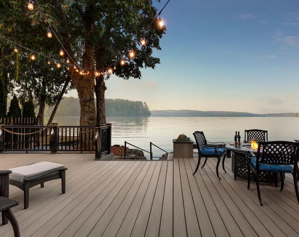 TIMBER TECH Classic Brown Grooved Edge Scalloped Composite Deck Board - Figure 3