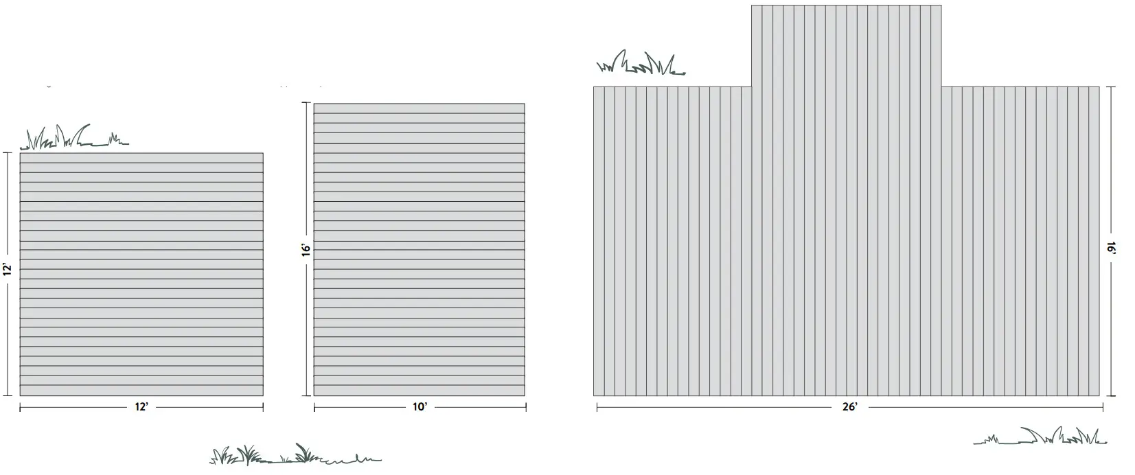 TIMBER TECH Classic Brown Grooved Edge Scalloped Composite Deck Board - Figure 7