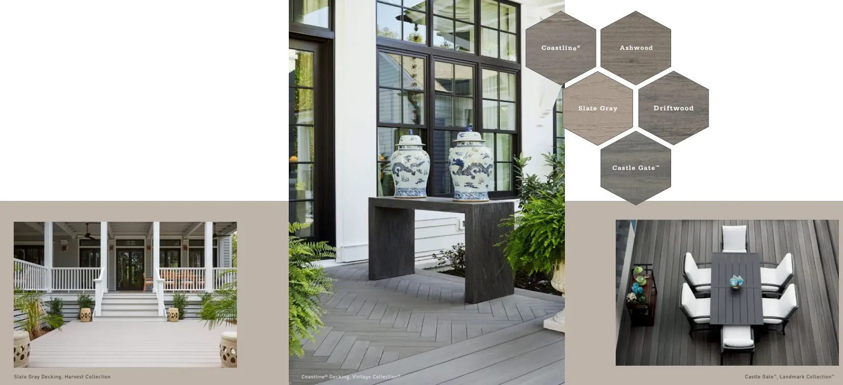 TIMBER TECH Classic Brown Grooved Edge Scalloped Composite Deck Board - Figure 9