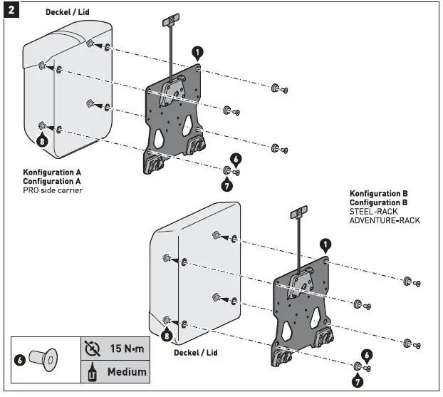 SW-MOTECH BC.SYS.07.649.30001 B SysBag Bag System FIG 13