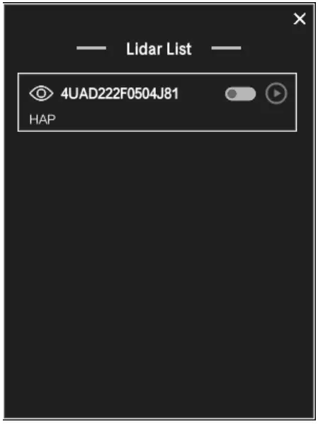 Livox Viewer 2 Horizon Lidar Sensor - fig