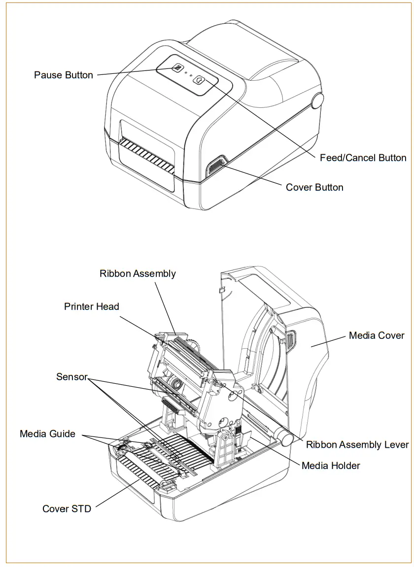 BIXOLON XD5 40T Thermal Transfer Label Printer - fig4