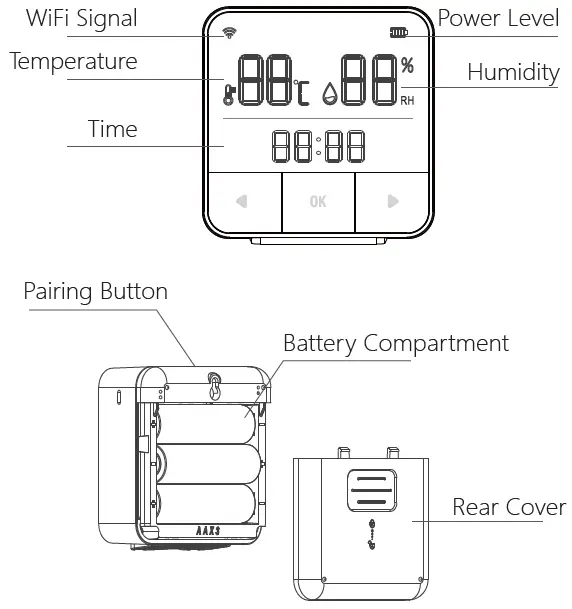 tuya PA-010 WiFi Thermometer Hygrometer-1