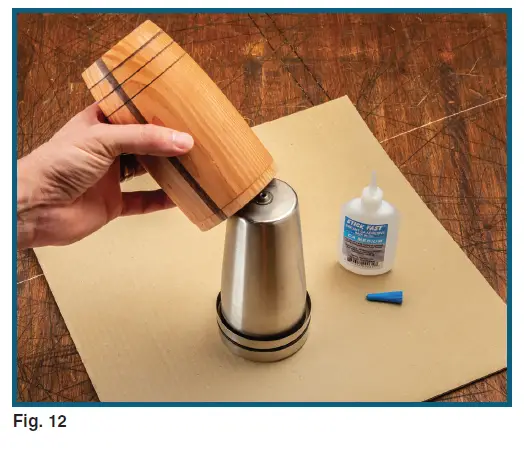 ROCKLER 27188 Stainless Steel Travel Mug Turning Kit fig 10