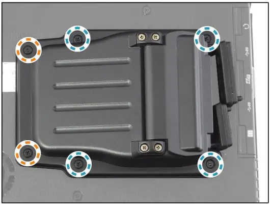 DURABOOK R11 Rugged Tablet Expansion Modules with GLAN RS232 Smart Card - fig 16