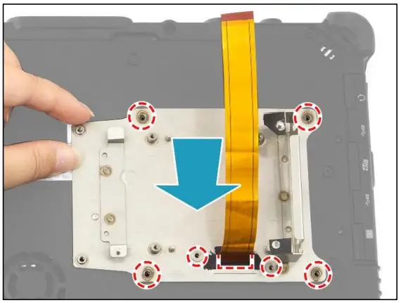 DURABOOK R11 Rugged Tablet Expansion Modules with GLAN RS232 Smart Card - fig 4