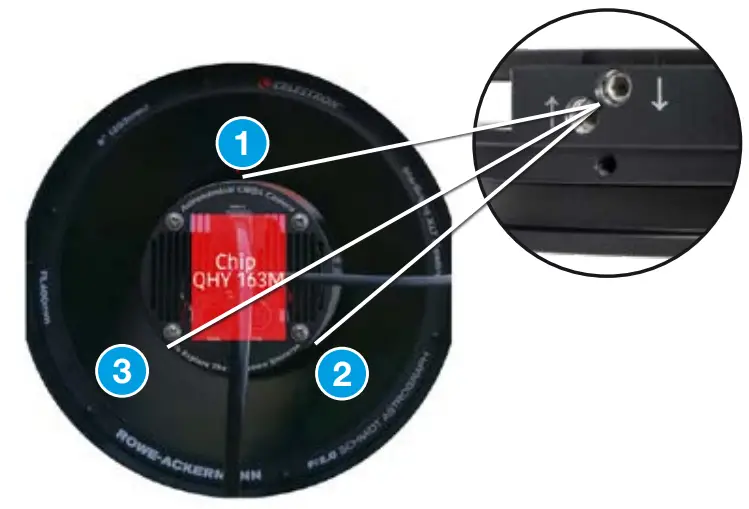 baader planetarium QHY163 Medium Cool CMOS Camera - Adjusting the image