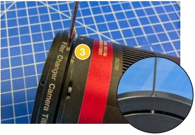 baader planetarium QHY163 Medium Cool CMOS Camera - Attaching the FCCT 12