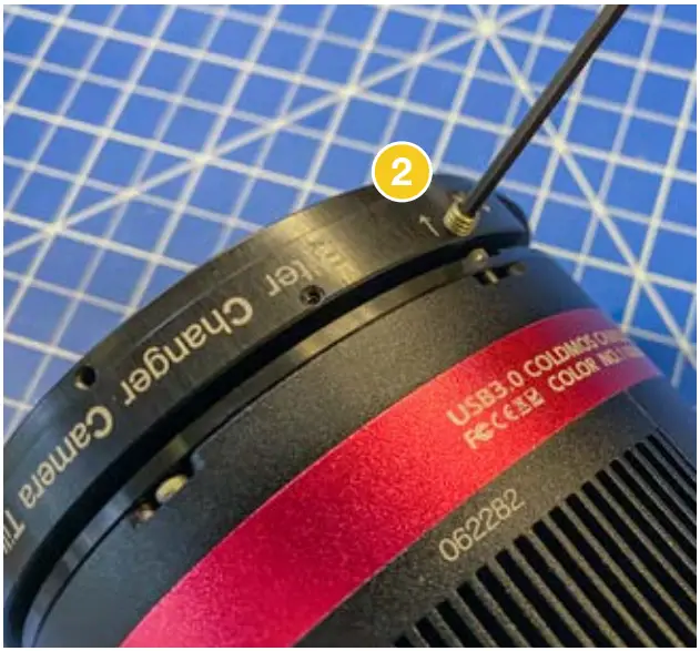 baader planetarium QHY163 Medium Cool CMOS Camera - Attaching the FCCT 13