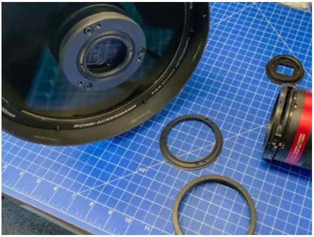 baader planetarium QHY163 Medium Cool CMOS Camera - Attaching the FCCT 14