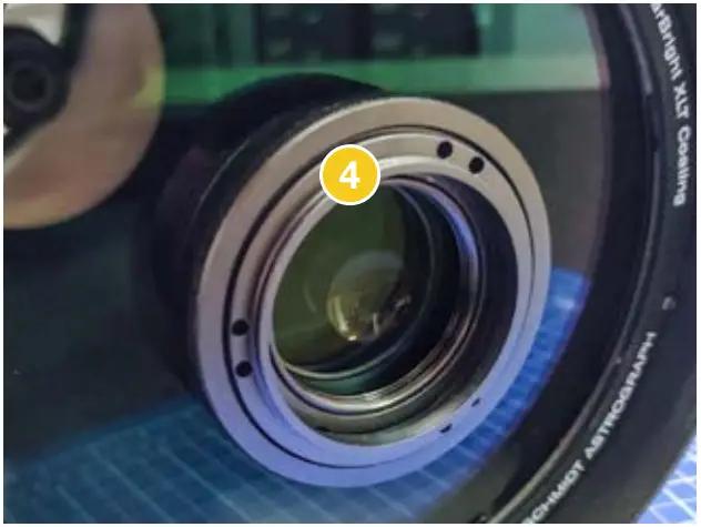 baader planetarium QHY163 Medium Cool CMOS Camera - Attaching the FCCT 18