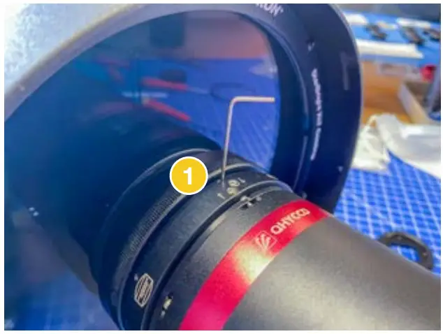 baader planetarium QHY163 Medium Cool CMOS Camera - Attaching the FCCT 19