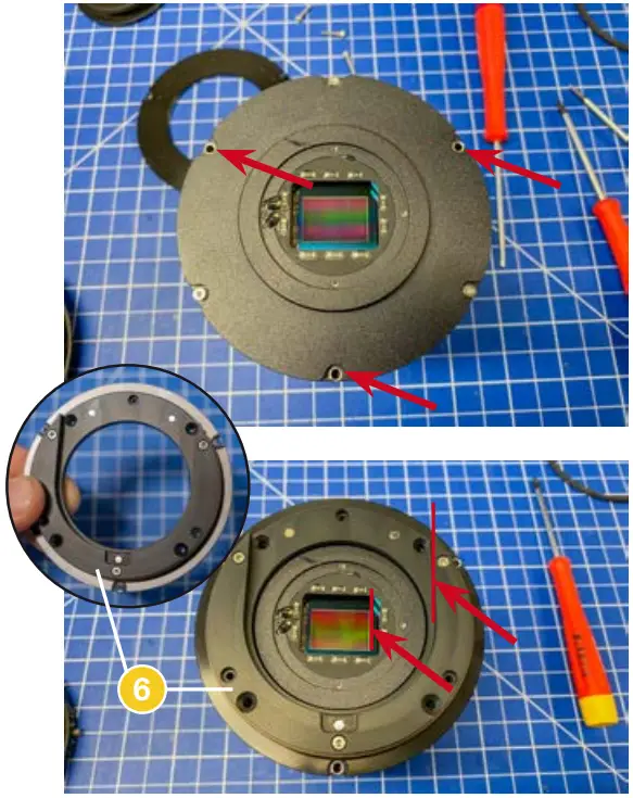 baader planetarium QHY163 Medium Cool CMOS Camera - Attaching the FCCT 8