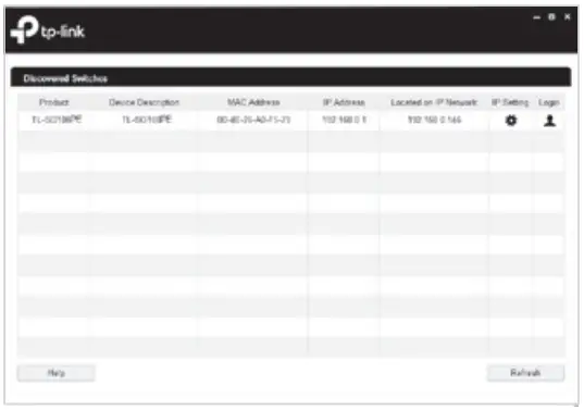 tp link TL SG108PE 8 Port Gigabit Easy Smart Switch - Configuration Utility 2