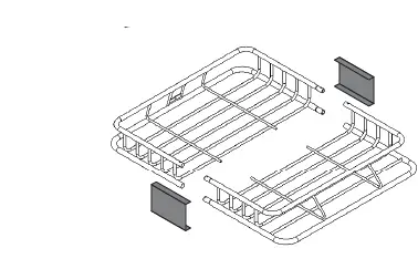 CURT B00JF5LRN0 Cargo Basket Carrier 2