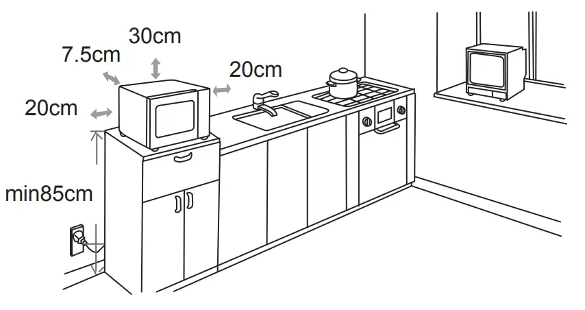 Electrolux EMG20D22B Freestanding Microwave Oven - fig 6