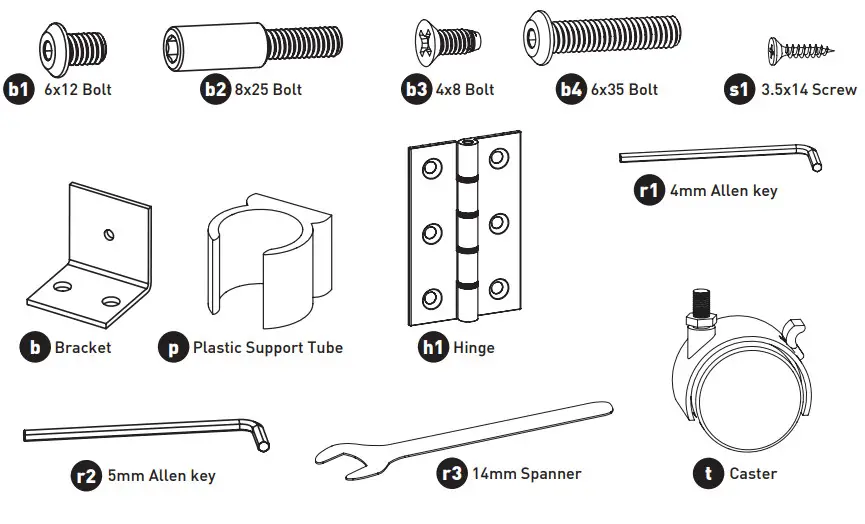 Arrow DIXIE 3401 CUTTING TABLE - Part Number2s