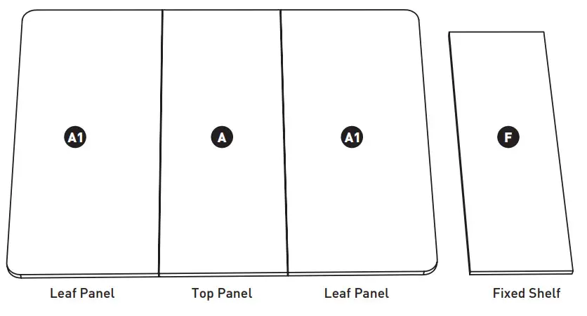 Arrow DIXIE 3401 CUTTING TABLE - Part Numbers