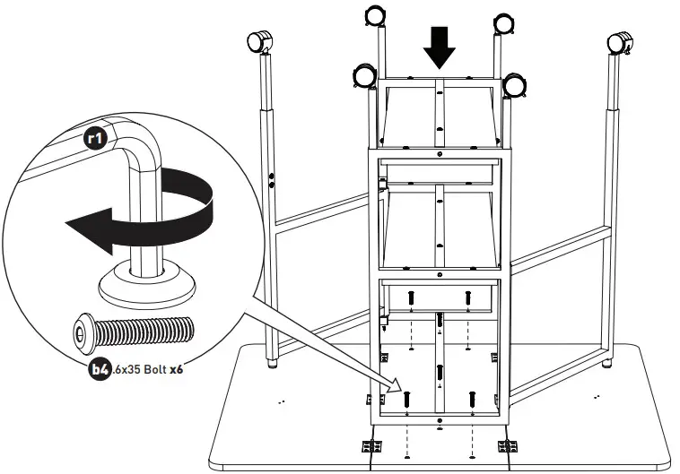 Arrow DIXIE 3401 CUTTING TABLE - Two people should