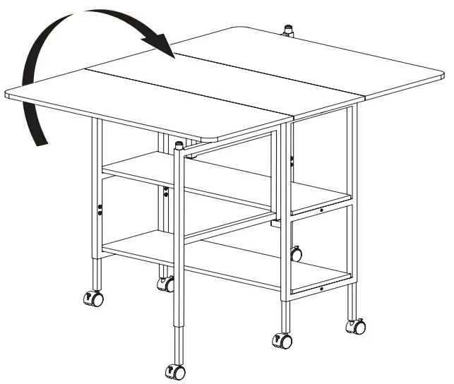 Arrow DIXIE 3401 CUTTING TABLE - entire assembly and make