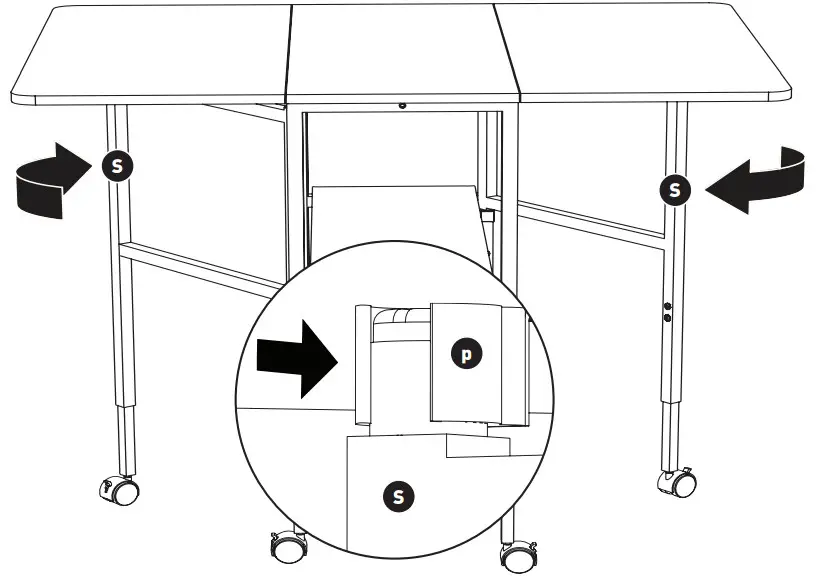 Arrow DIXIE 3401 CUTTING TABLE - entire assembly and make2
