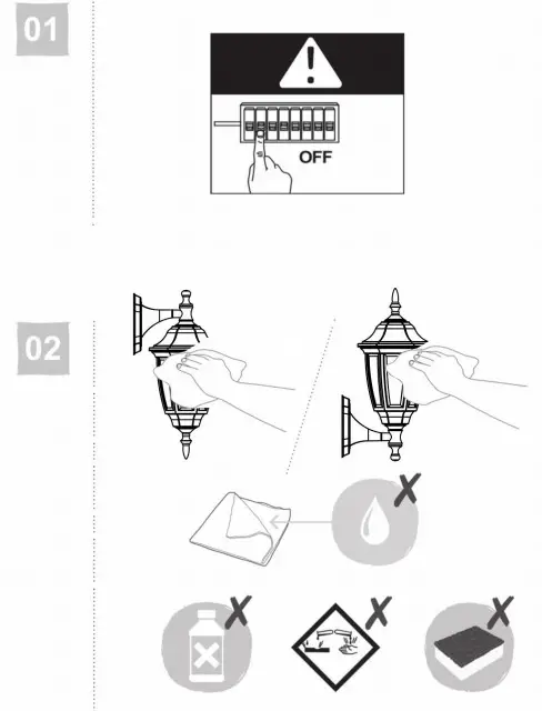 FUDESY SKUFDS341B2 Outdoor Wall Lanterncare
