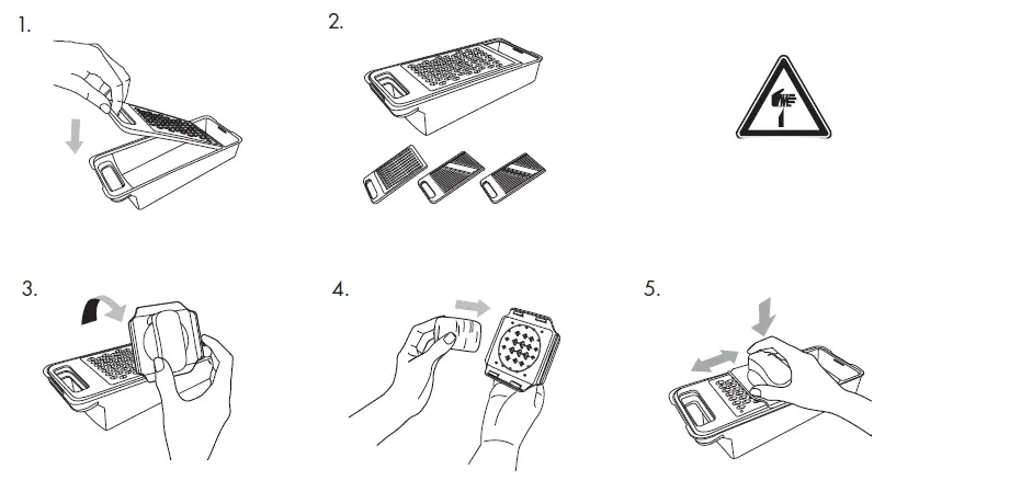 ERNESTO-HG05556B-Multi-Cutting-Grater-FIG-1
